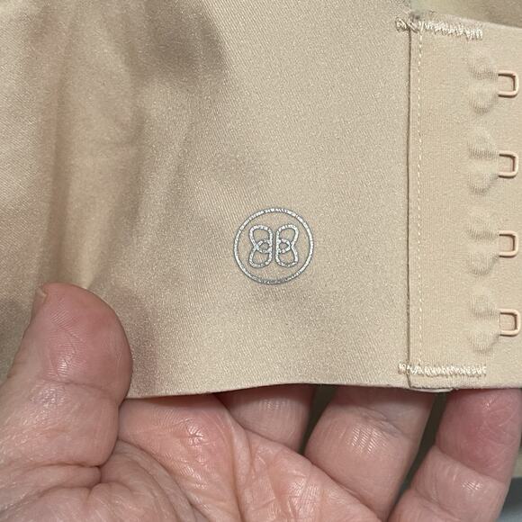 Honeylove Crossover Wireless Bra Size 1X Beige Mesh Comfort Stretch Coverage - Picture 5 of 5